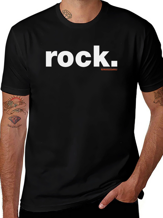 Rock Graphic Black Tee