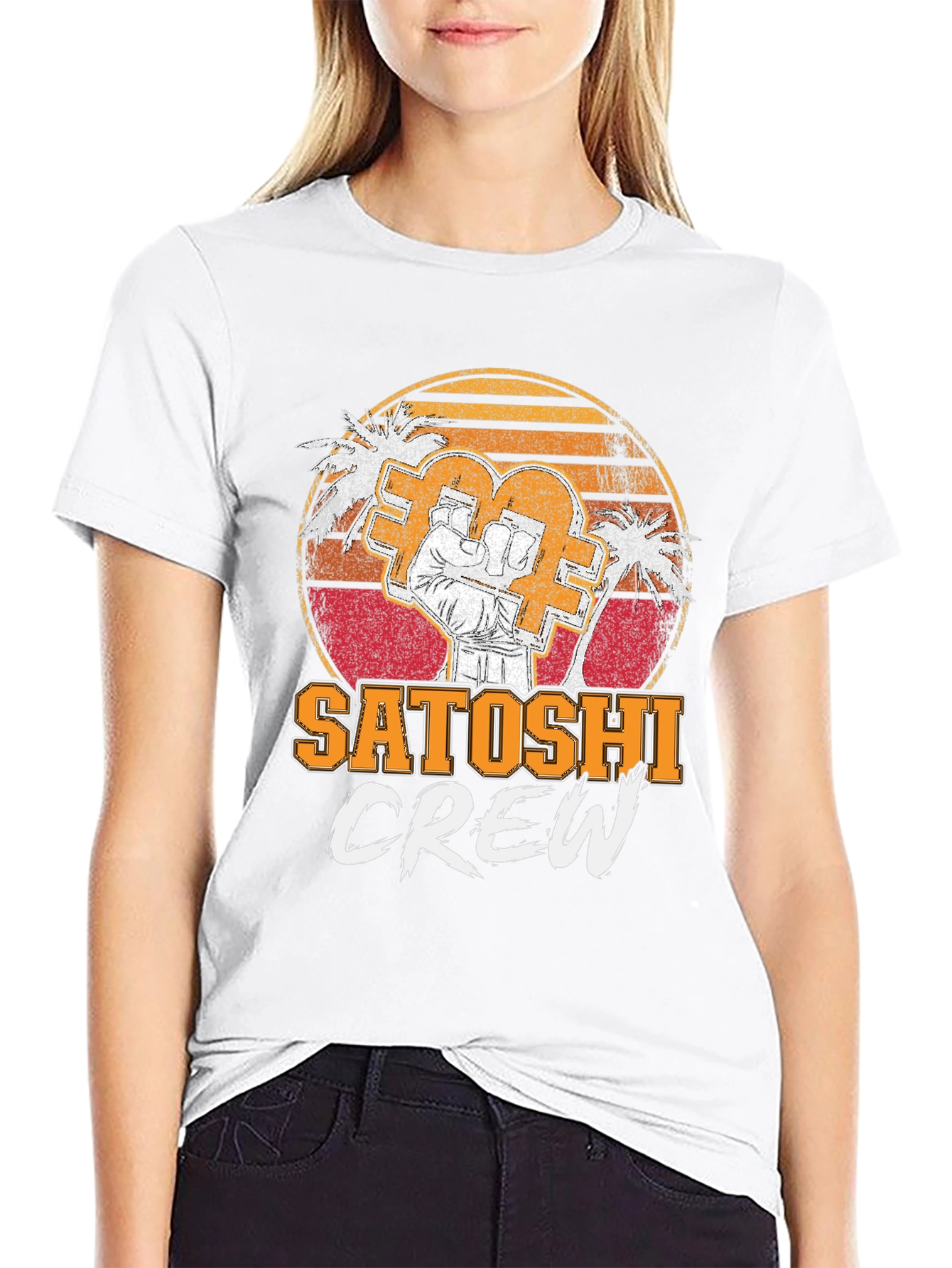 Satoshi Crew T-Shirt - Crypto Bitcoin Graphic Tee