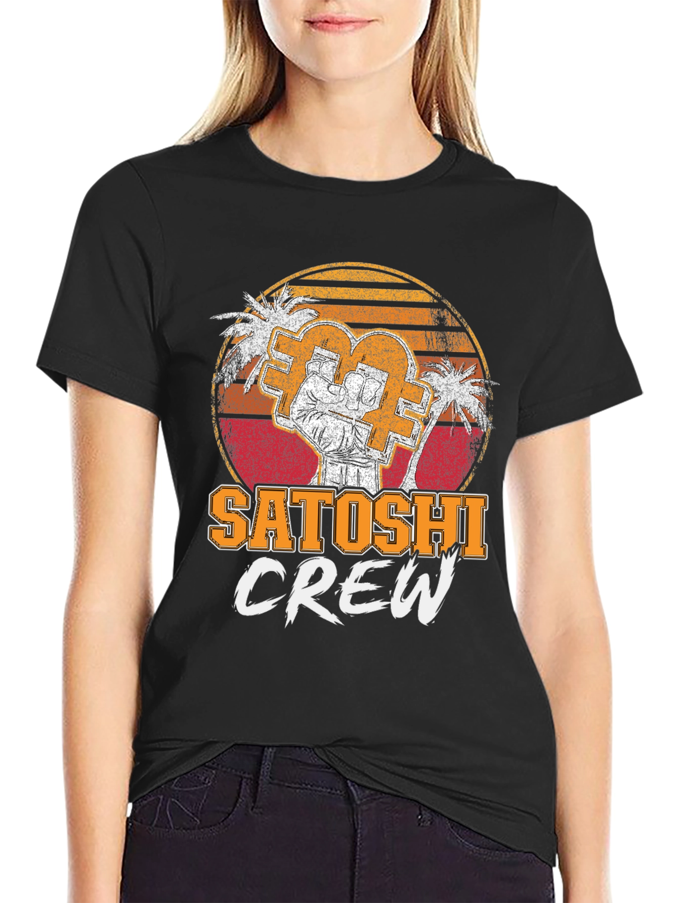 Satoshi Crew T-Shirt - Crypto Bitcoin Graphic Tee