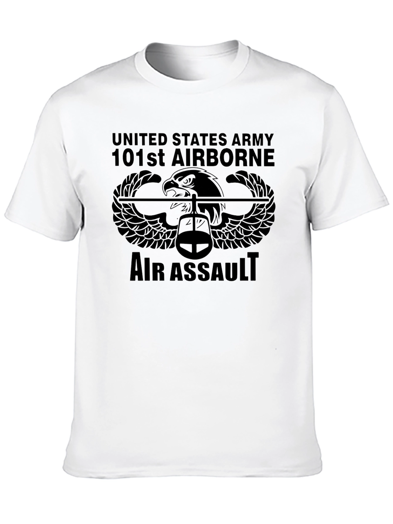 US Army 101st Airborne Air Assault Black T-Shirt