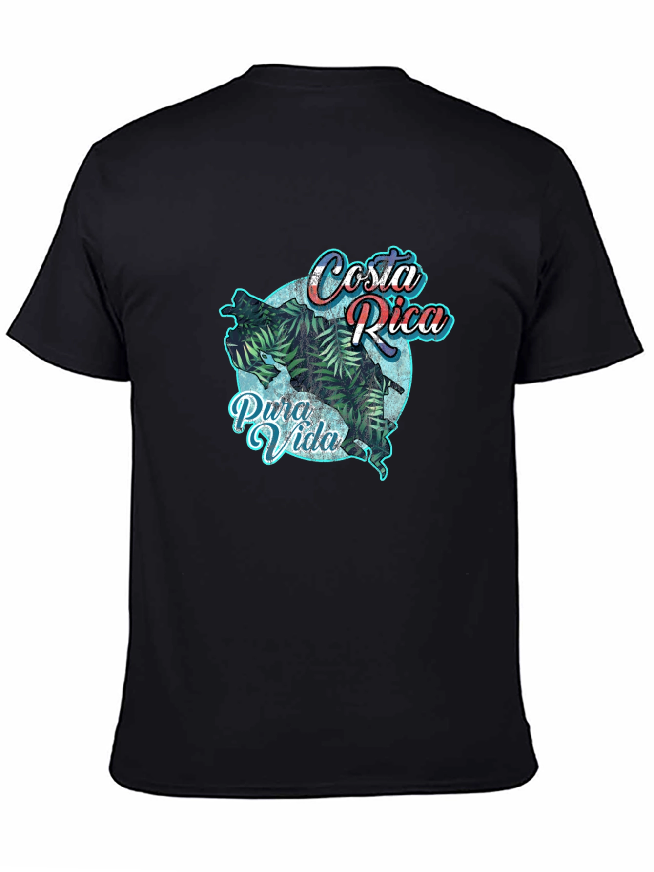 Costa Rica Pura Vida Graphic Tee - Tropical T-Shirt