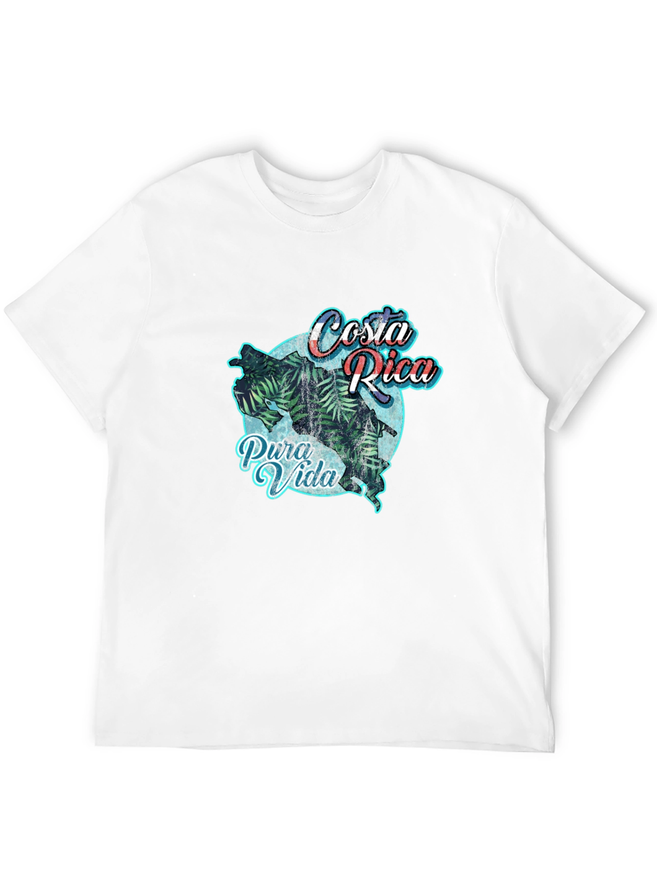 Costa Rica Pura Vida Graphic Tee - Tropical T-Shirt