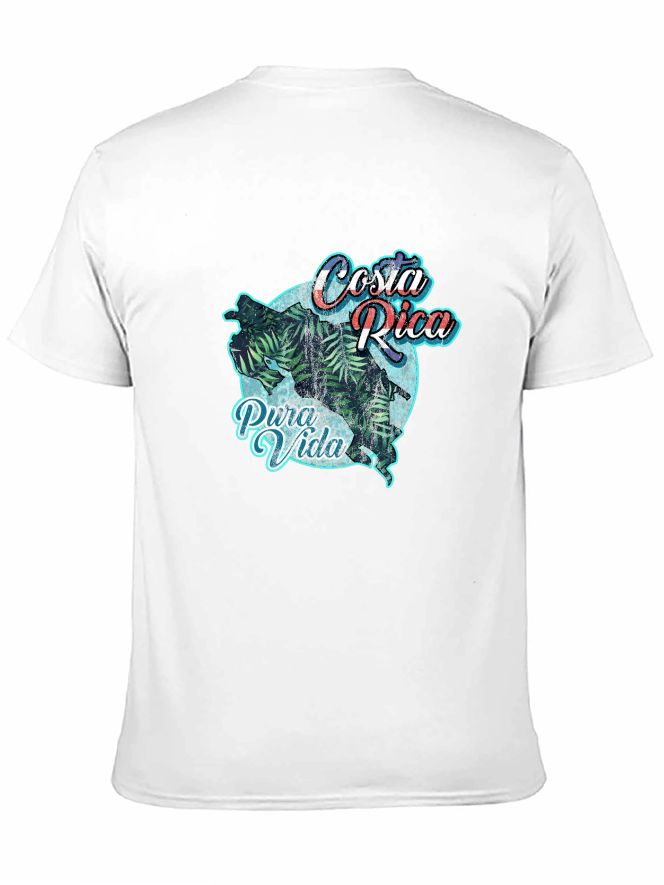 Costa Rica Pura Vida Graphic Tee - Tropical T-Shirt