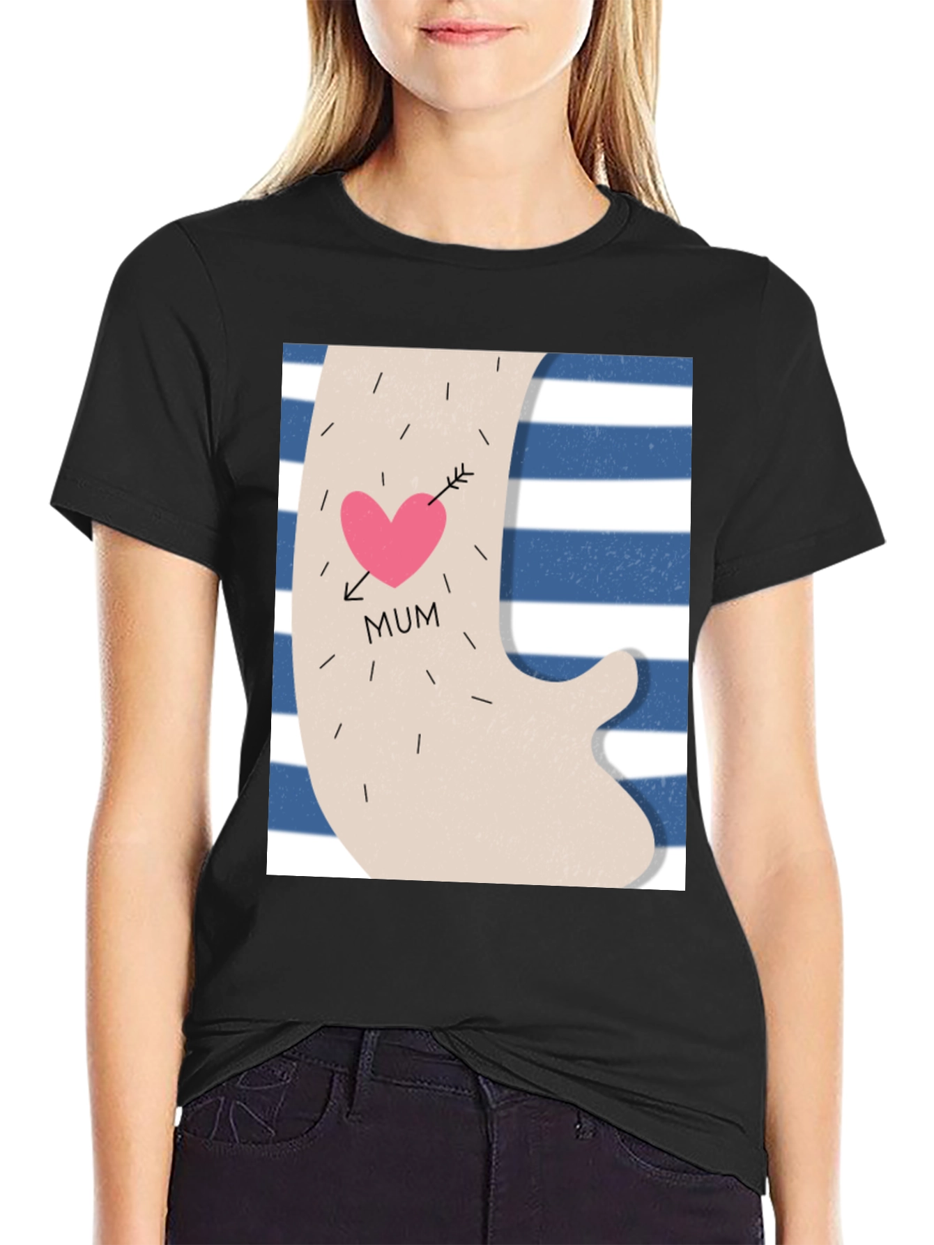 Mum Tattoo Design T-Shirt
