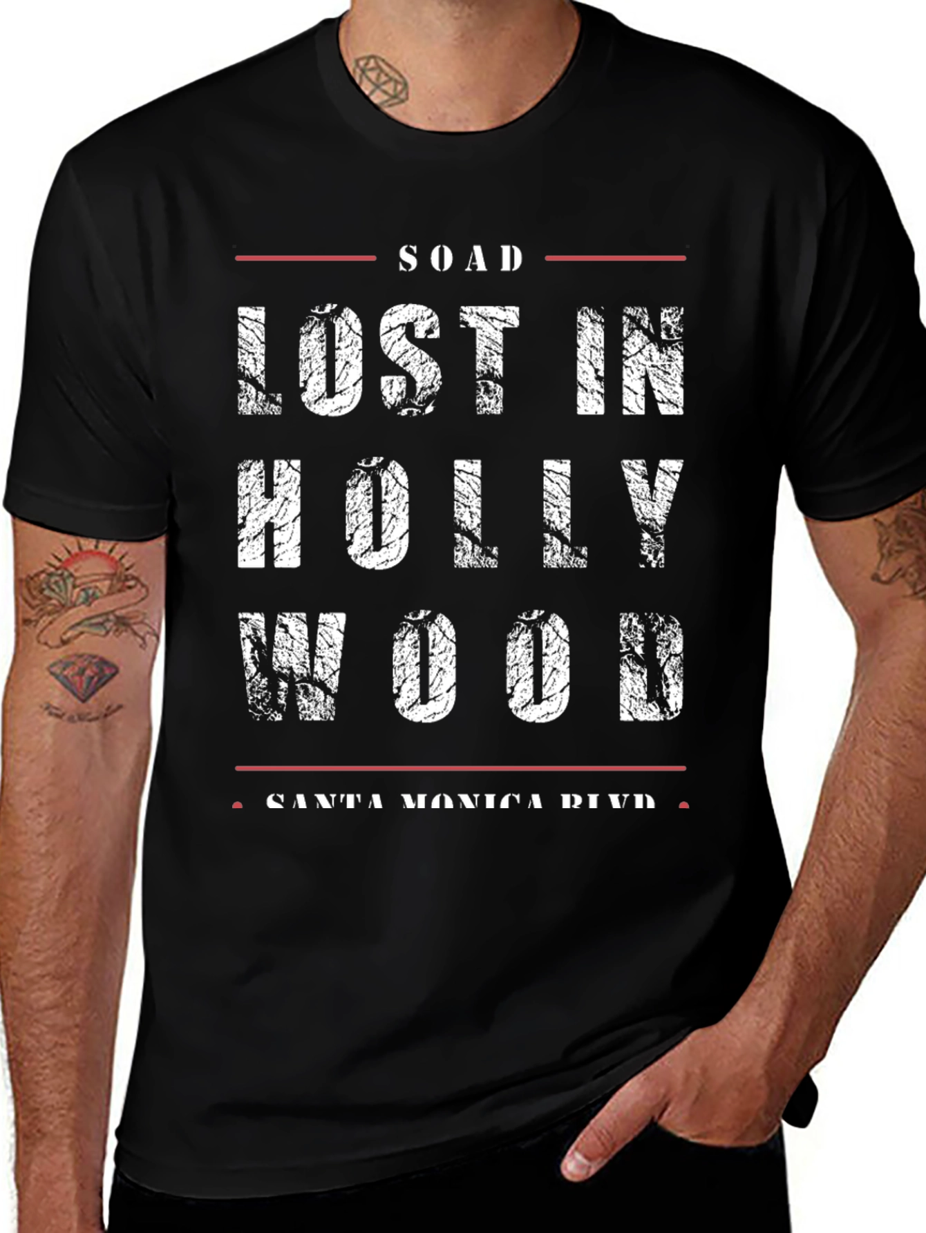 SOAD Lost in Hollywood Black T-Shirt