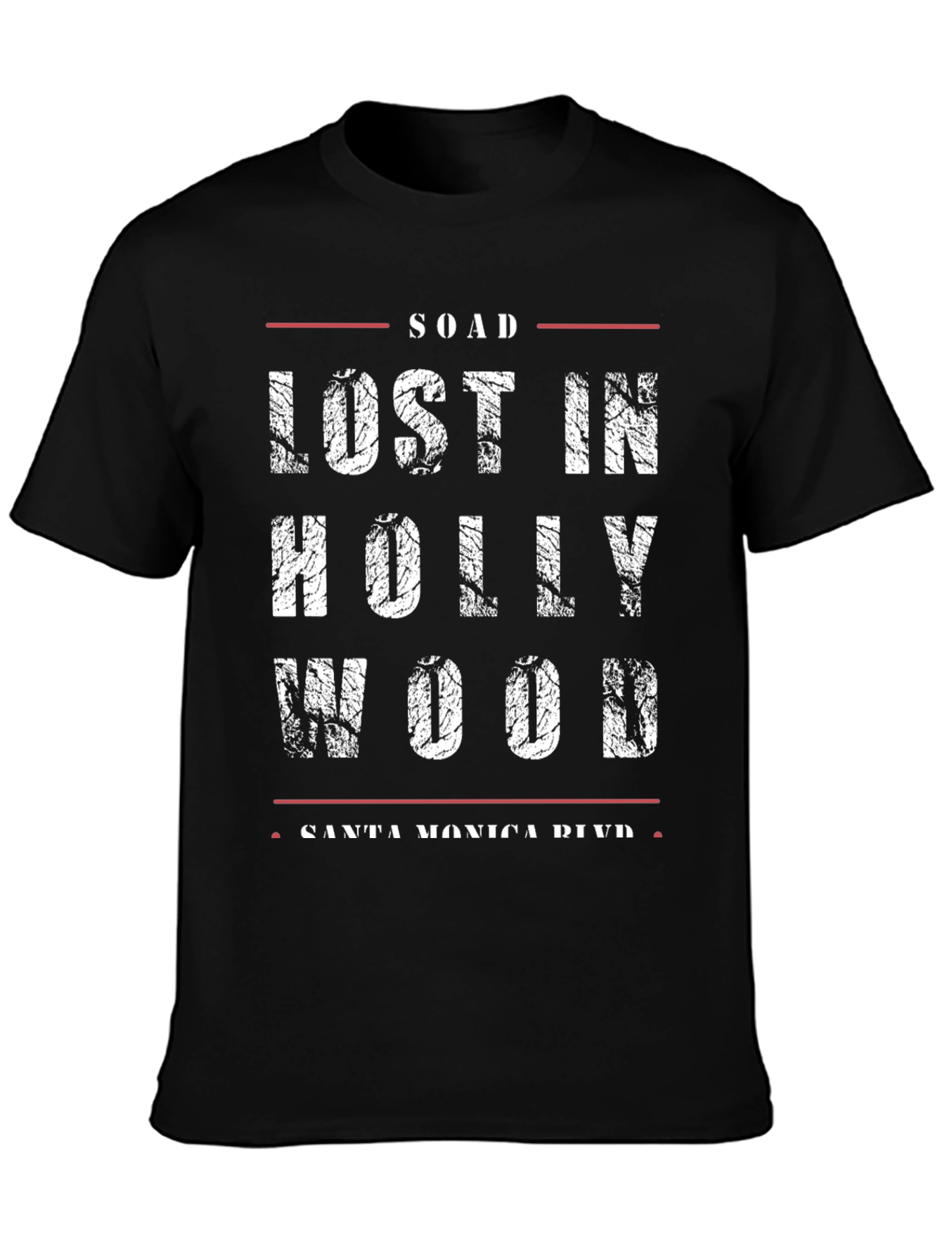 SOAD Lost in Hollywood Black T-Shirt
