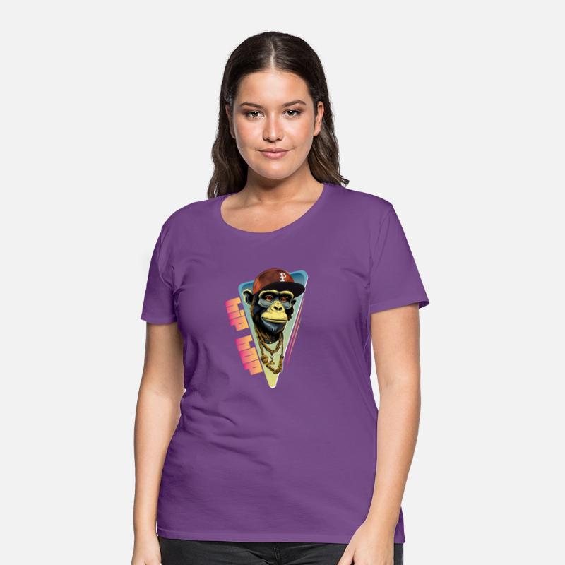 Hip hop monkey with rapper hat