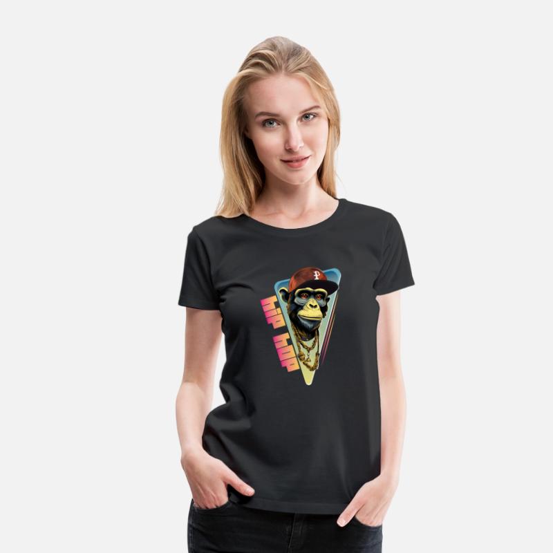 Hip hop monkey with rapper hat