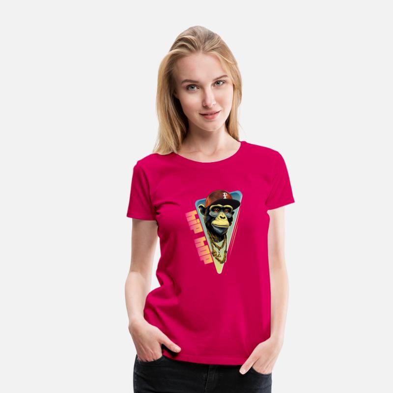 Hip hop monkey with rapper hat