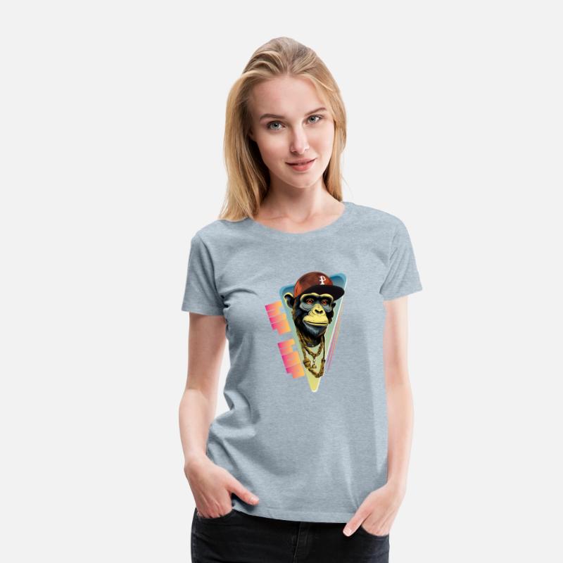 Hip hop monkey with rapper hat