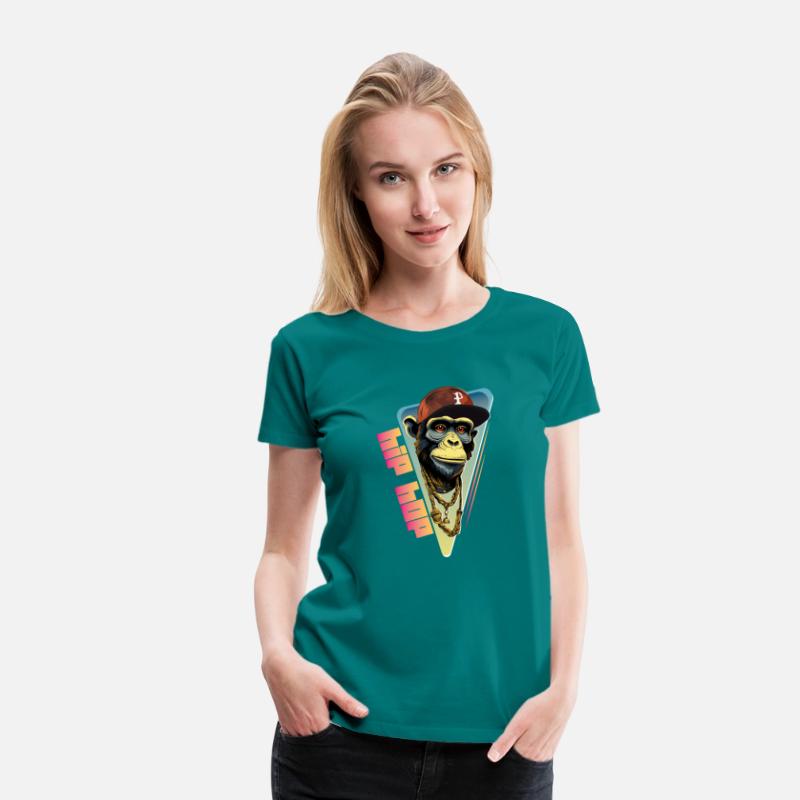 Hip hop monkey with rapper hat