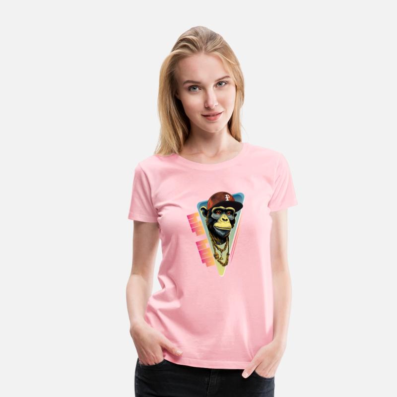 Hip hop monkey with rapper hat