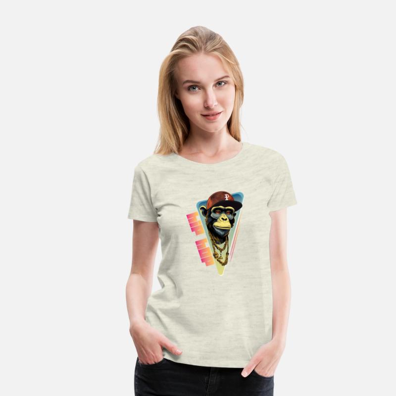 Hip hop monkey with rapper hat