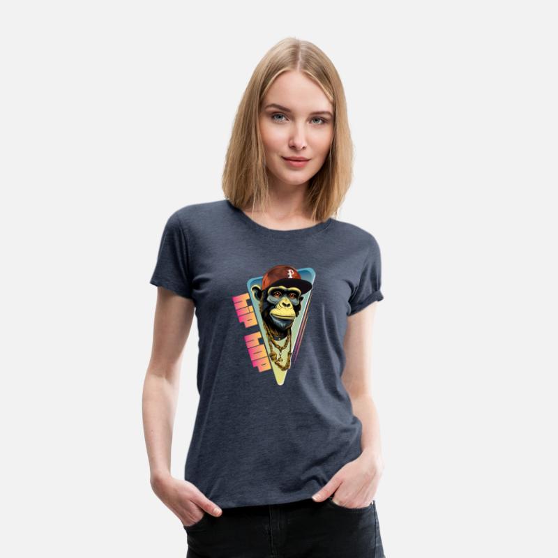 Hip hop monkey with rapper hat