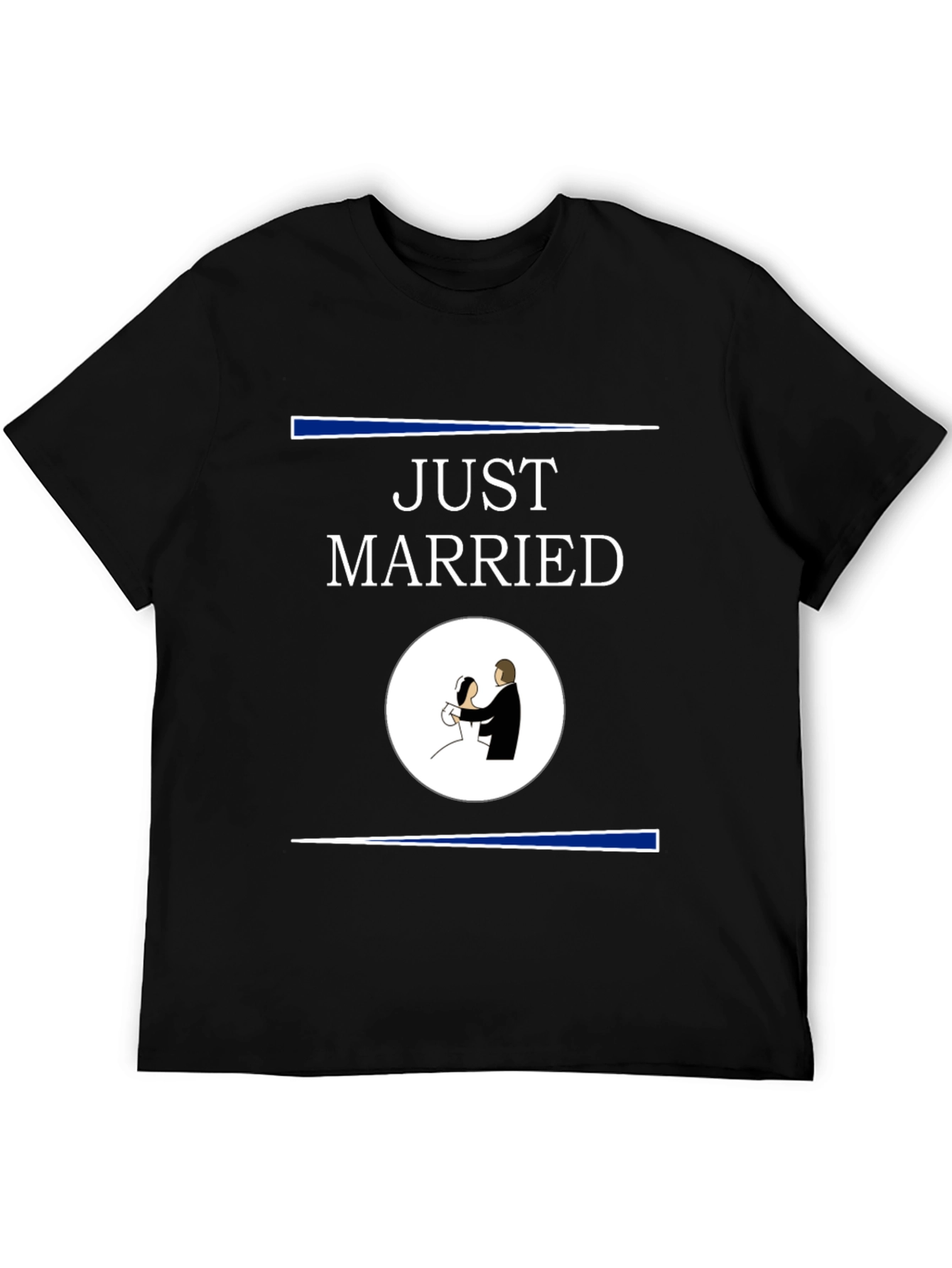 Just Married Graphic Tee - Newlywed Celebration