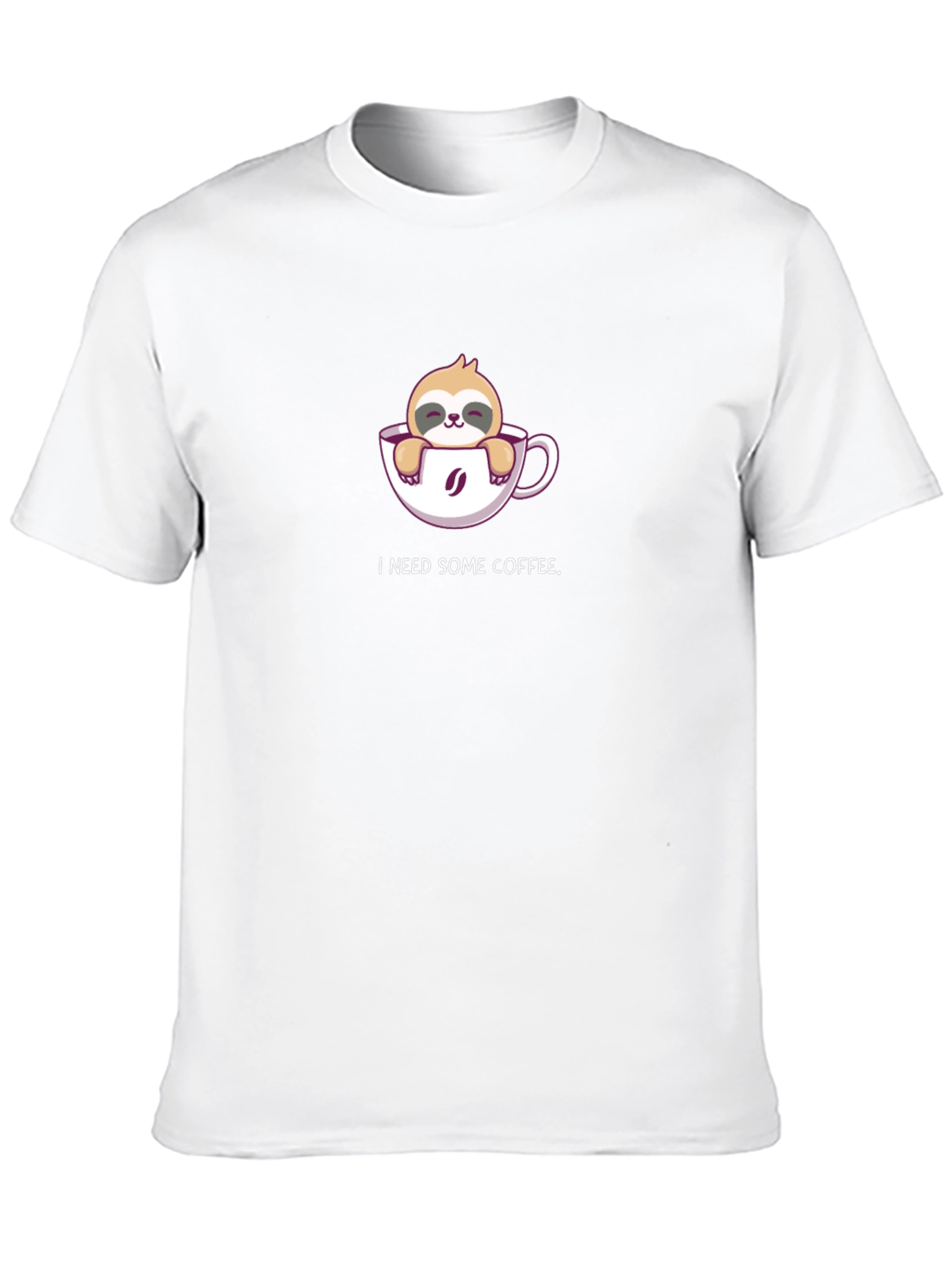 Sloth Coffee T-Shirt - I Need Some Coffee