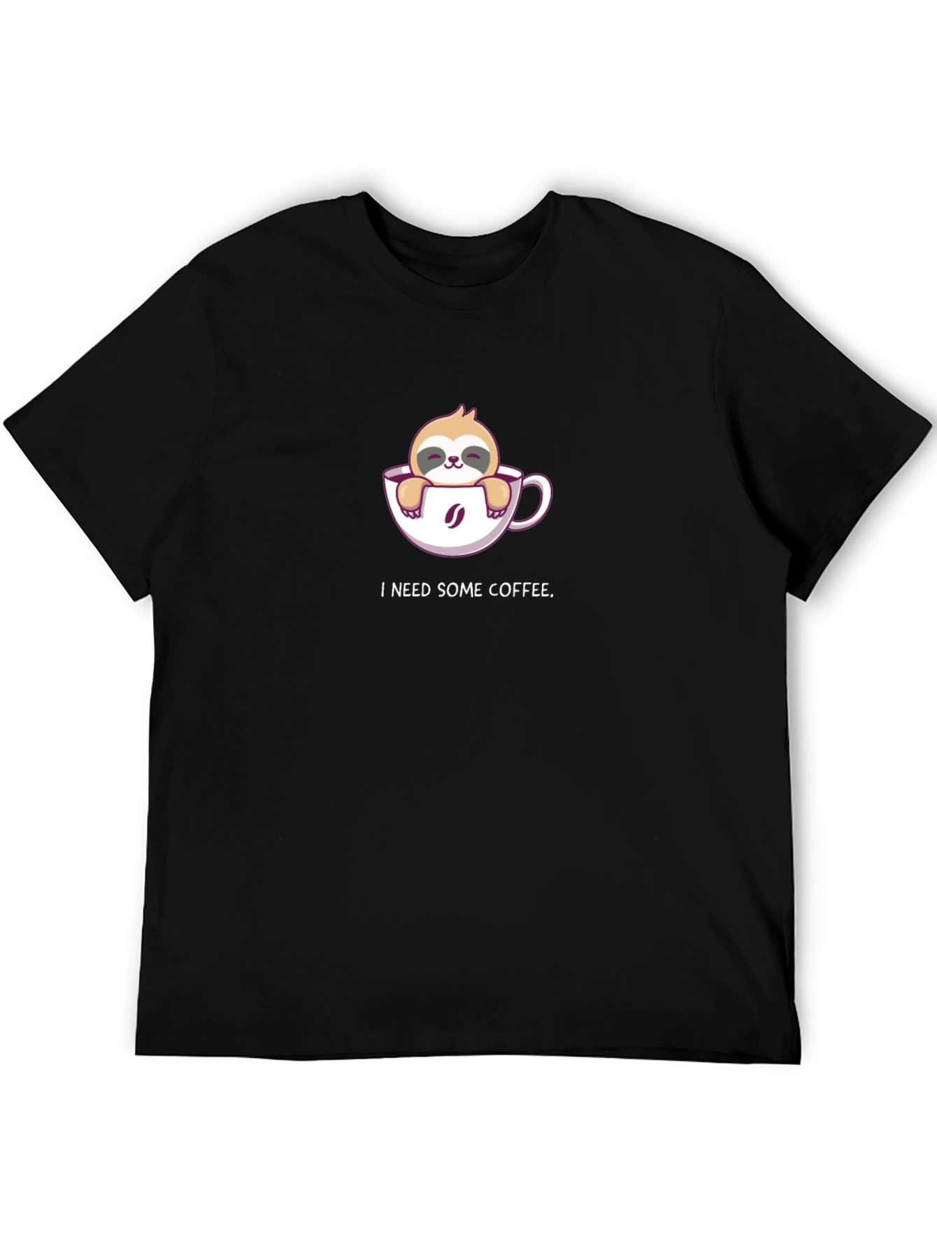 Sloth Coffee T-Shirt - I Need Some Coffee