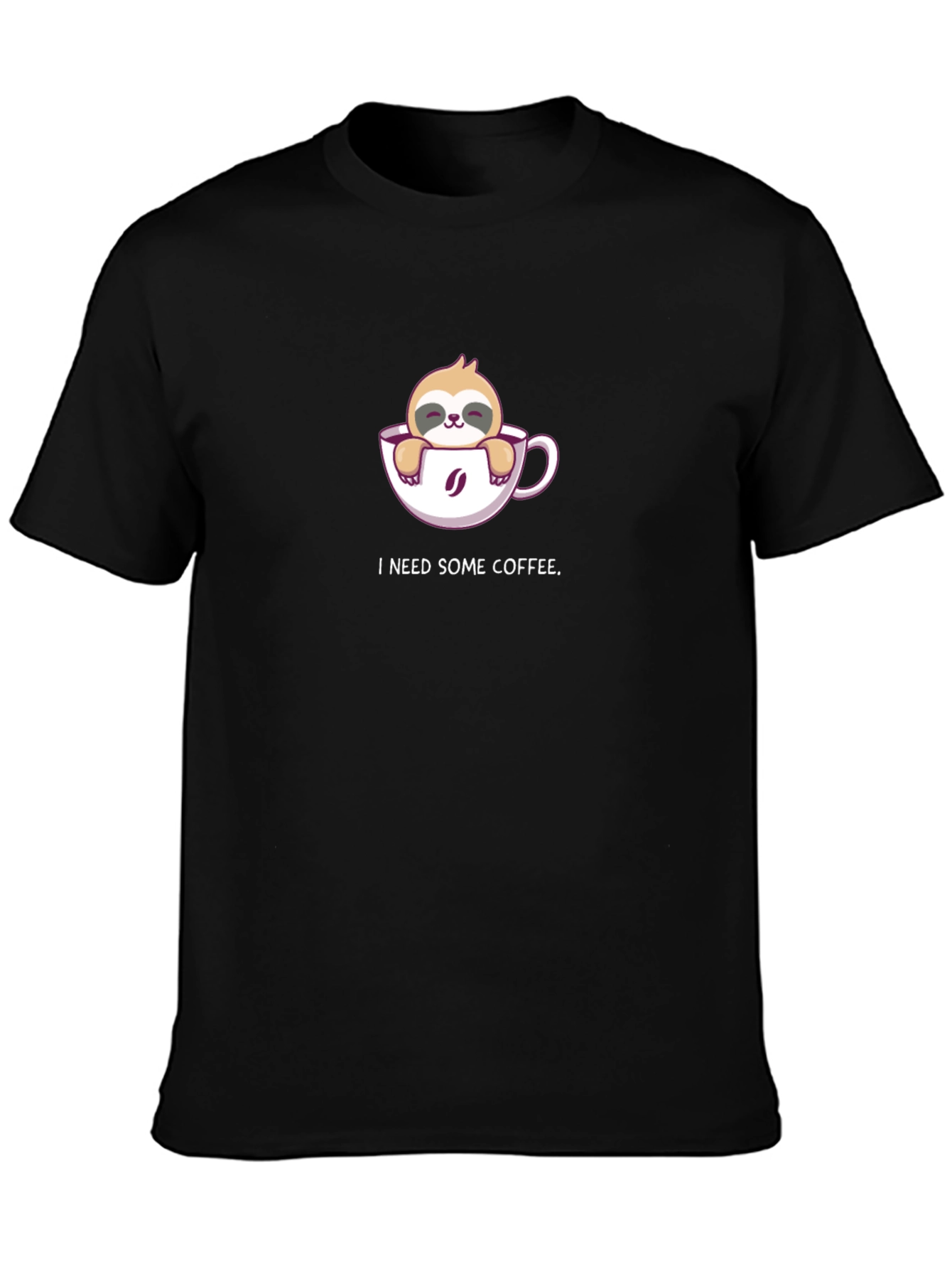 Sloth Coffee T-Shirt - I Need Some Coffee