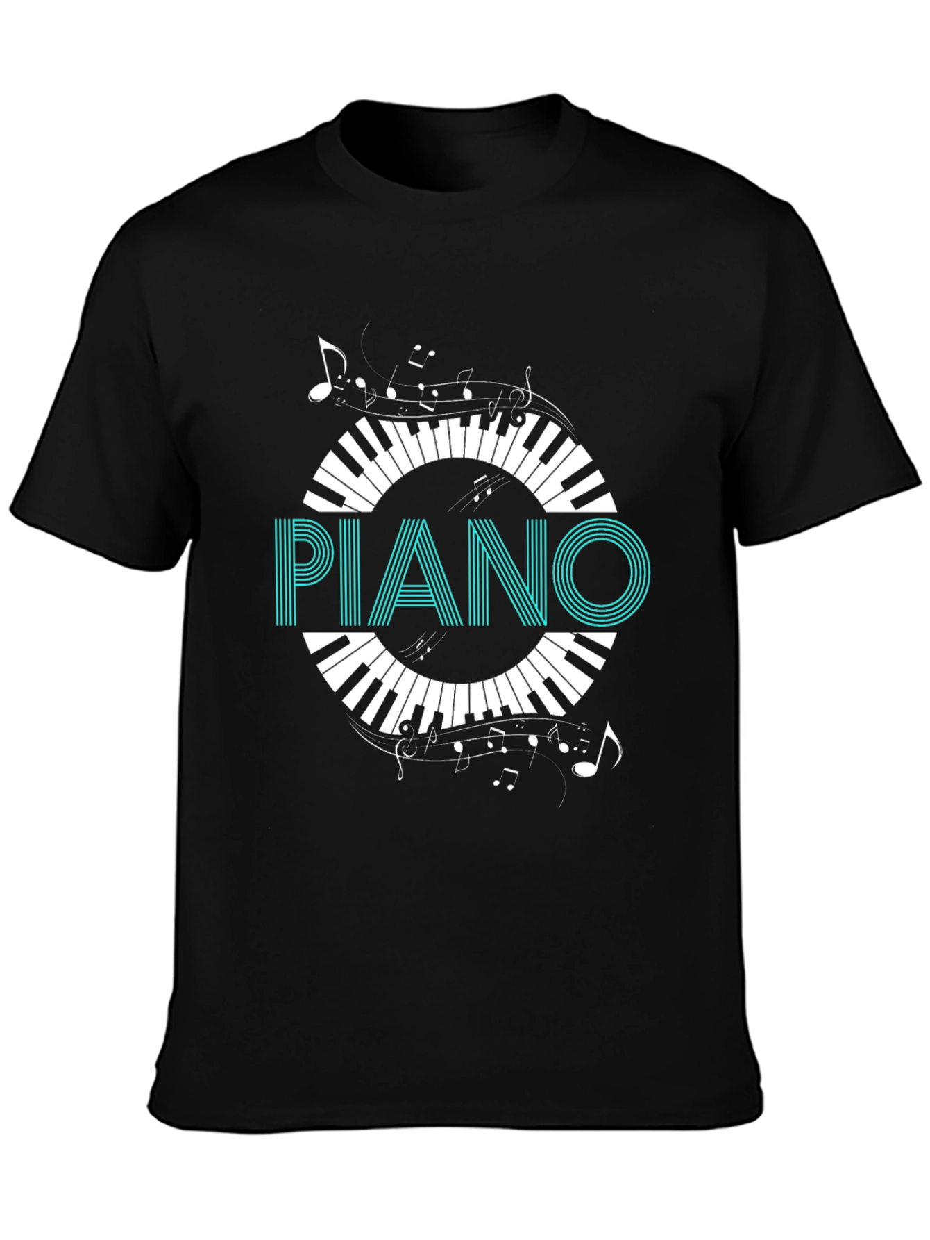 Piano Keys Graphic Tee