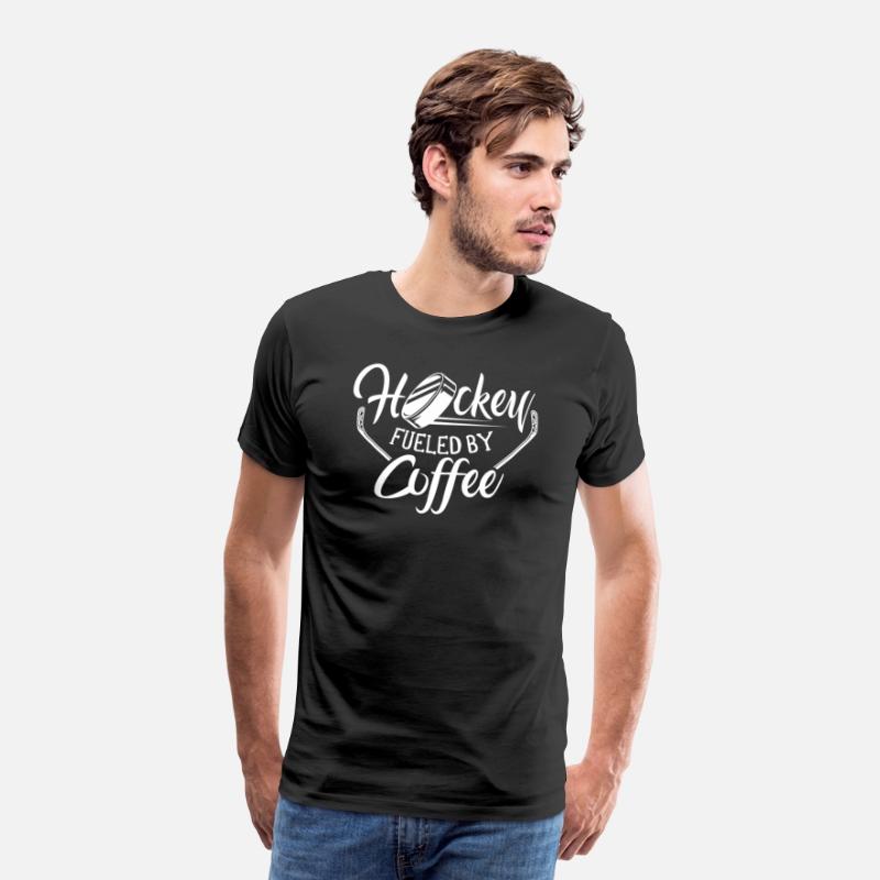 Hockey Fueled By Coffee Goalie Player Game Team