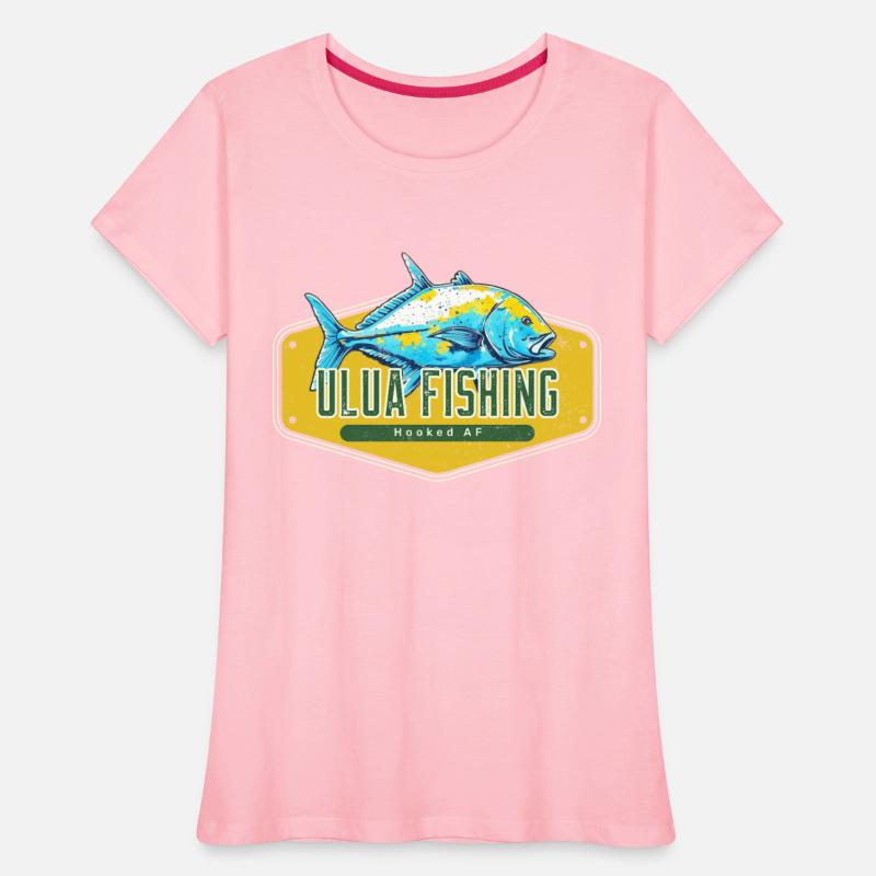 Hooked AF, Ulua Fish Fishing Fisherman Funny