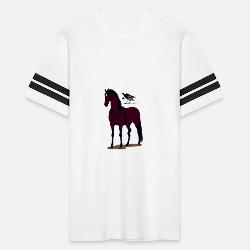 Horse and bird