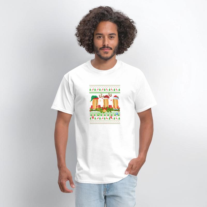 Hot Dog Dish Santa Ugly Hot Dog