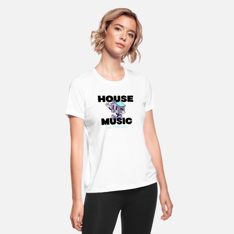HOUSE MUSIC - Retro Mascot Est. Chi. (Black)