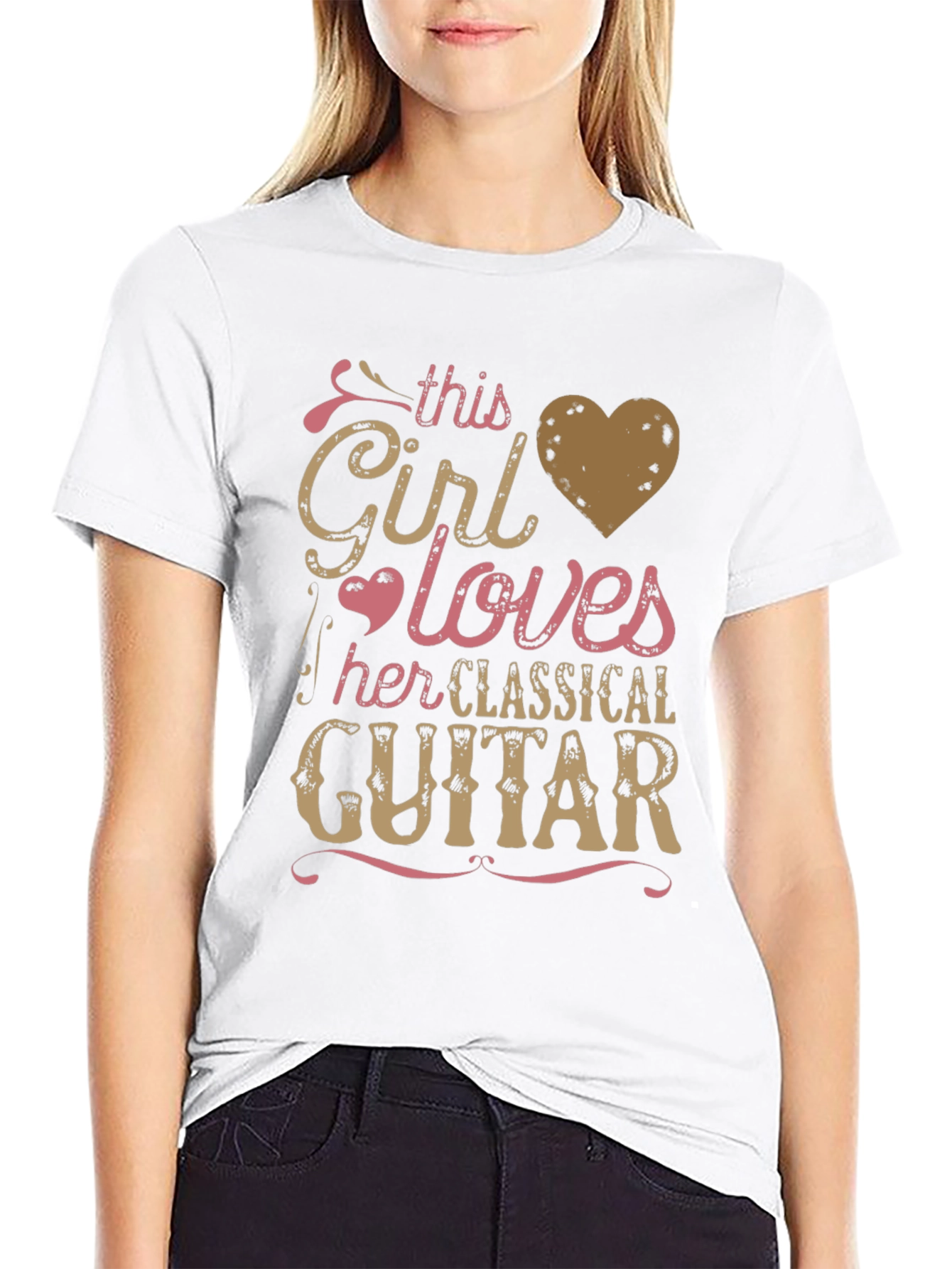 Classical Guitar Girls T-Shirt
