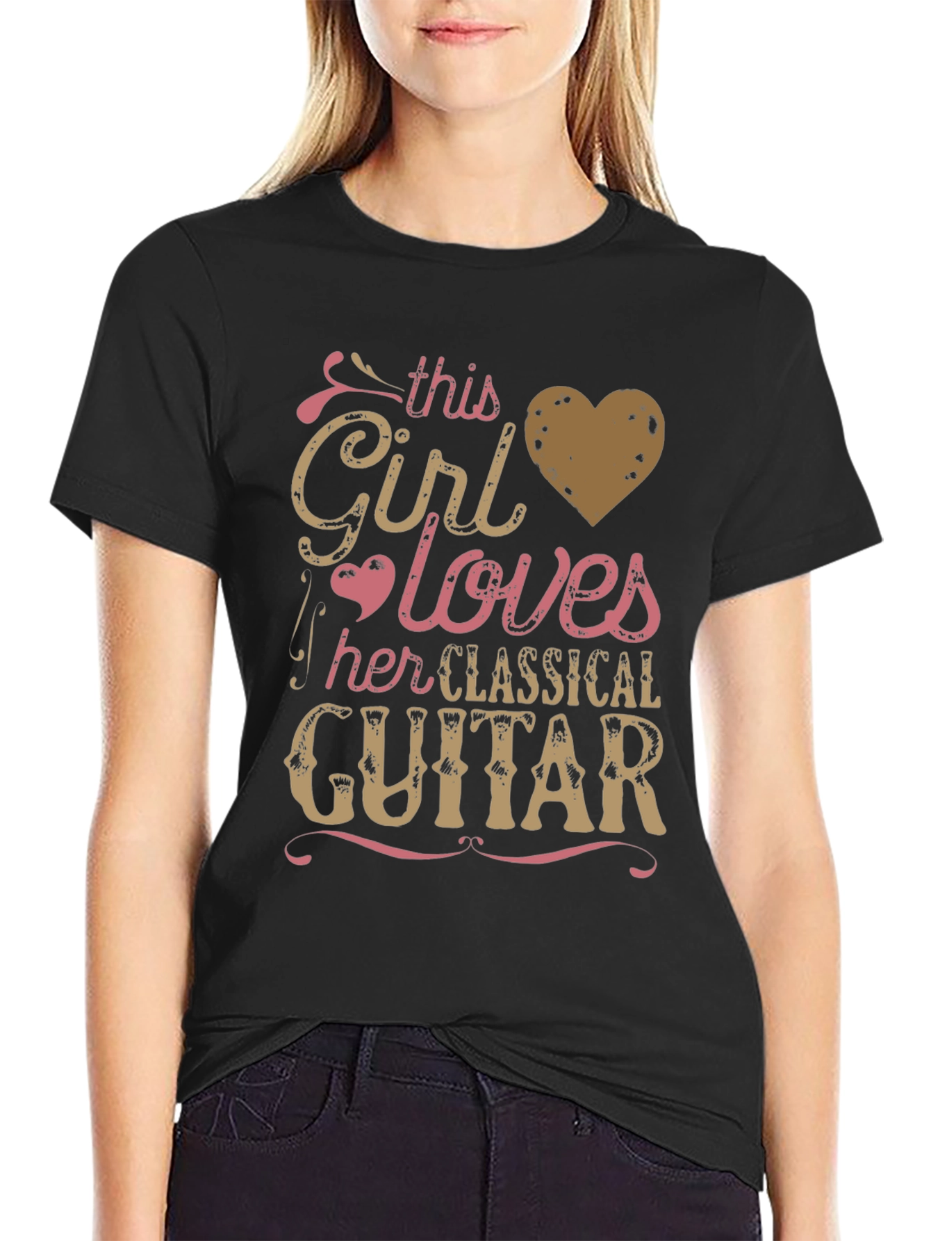 Classical Guitar Girls T-Shirt