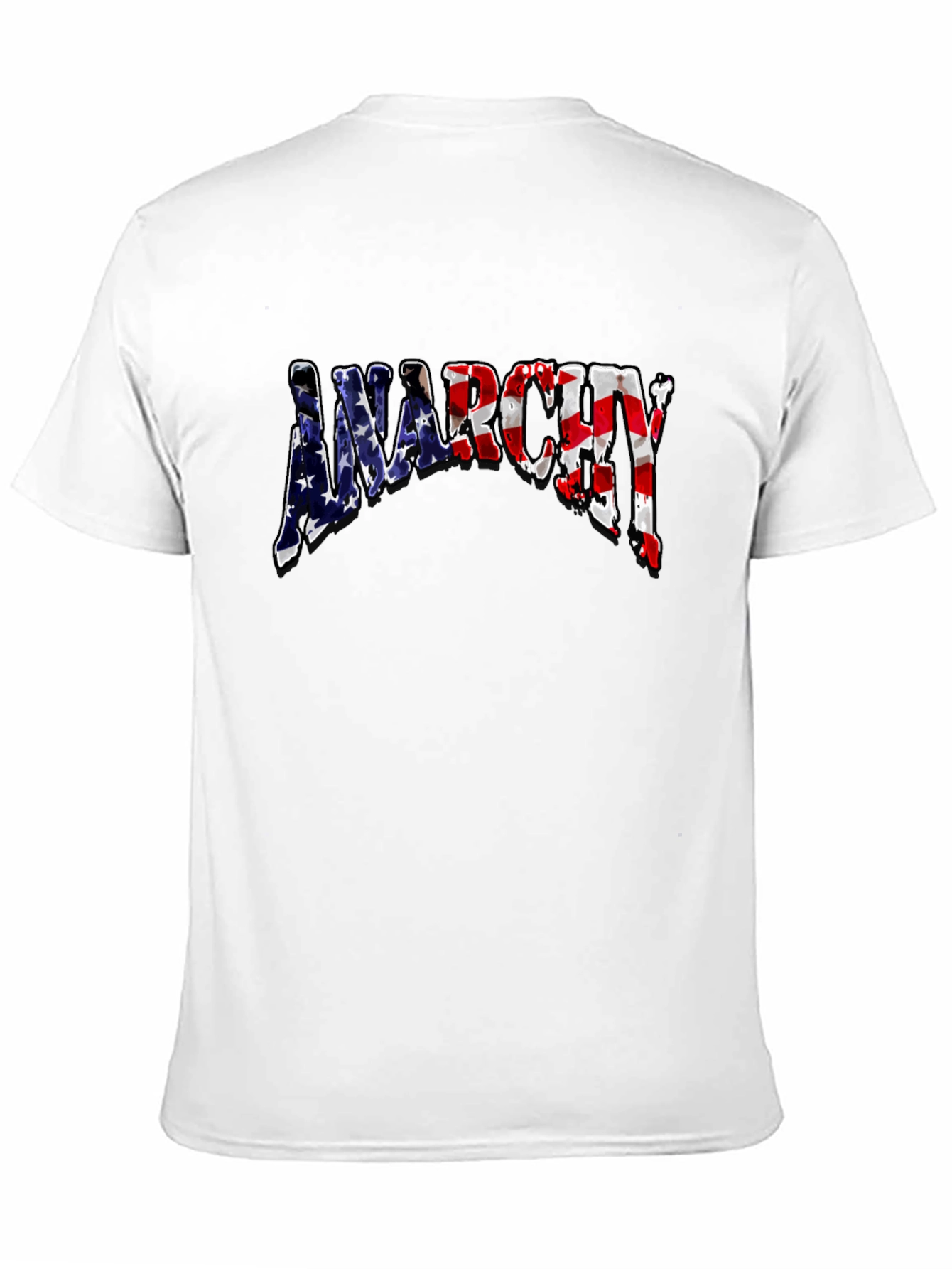 Anarchy USA Flag Graphic T-Shirt