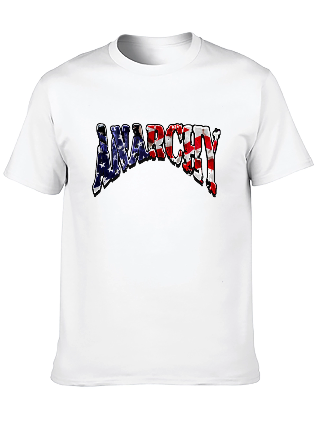 Anarchy USA Flag Graphic T-Shirt