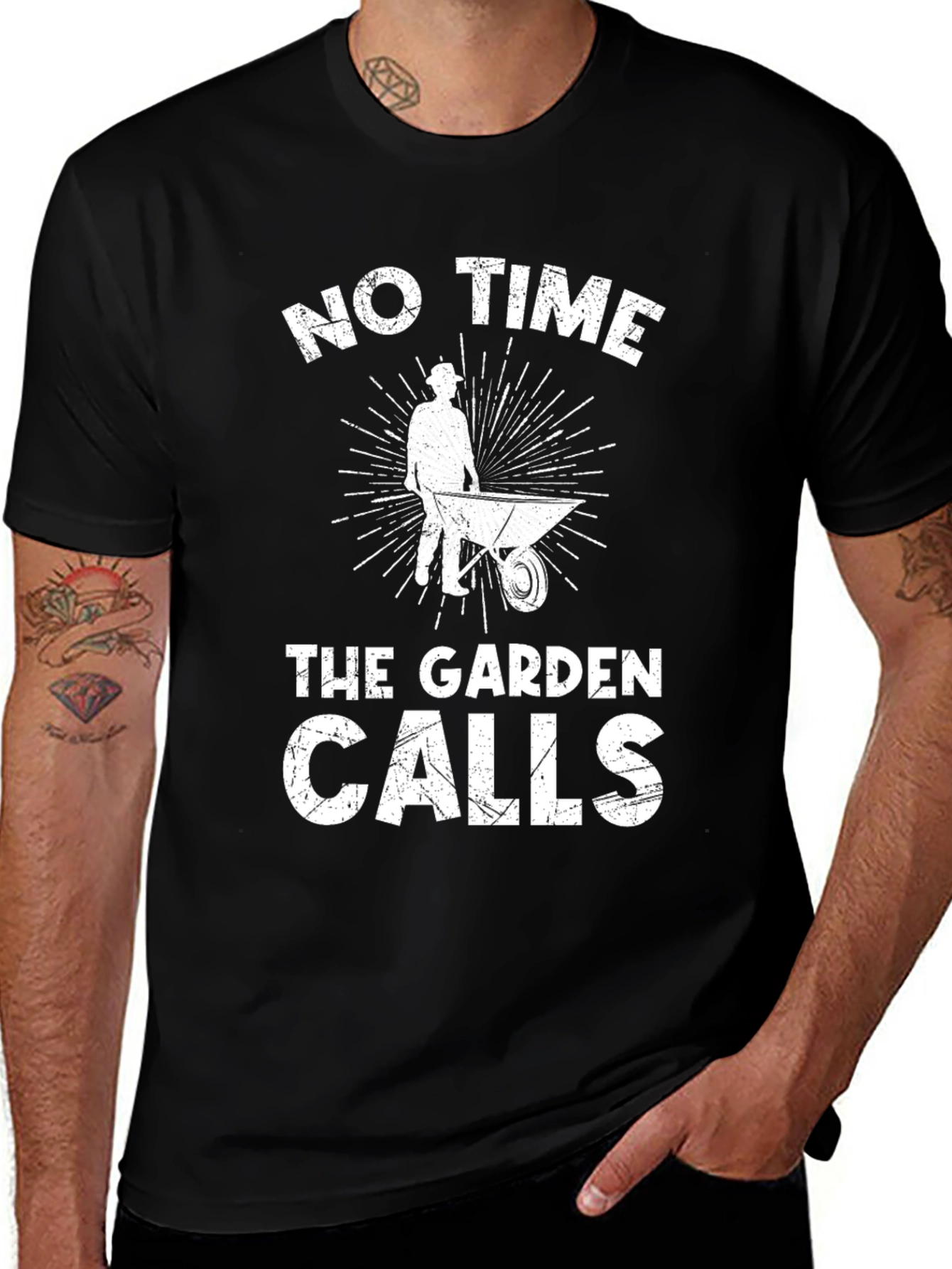 Gardener T-Shirt - No Time The Garden Calls