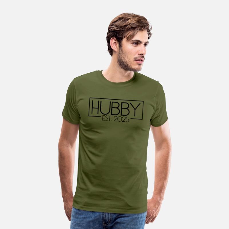 Hubby Est. 2025 Matching Couple Married 2025 Hubby