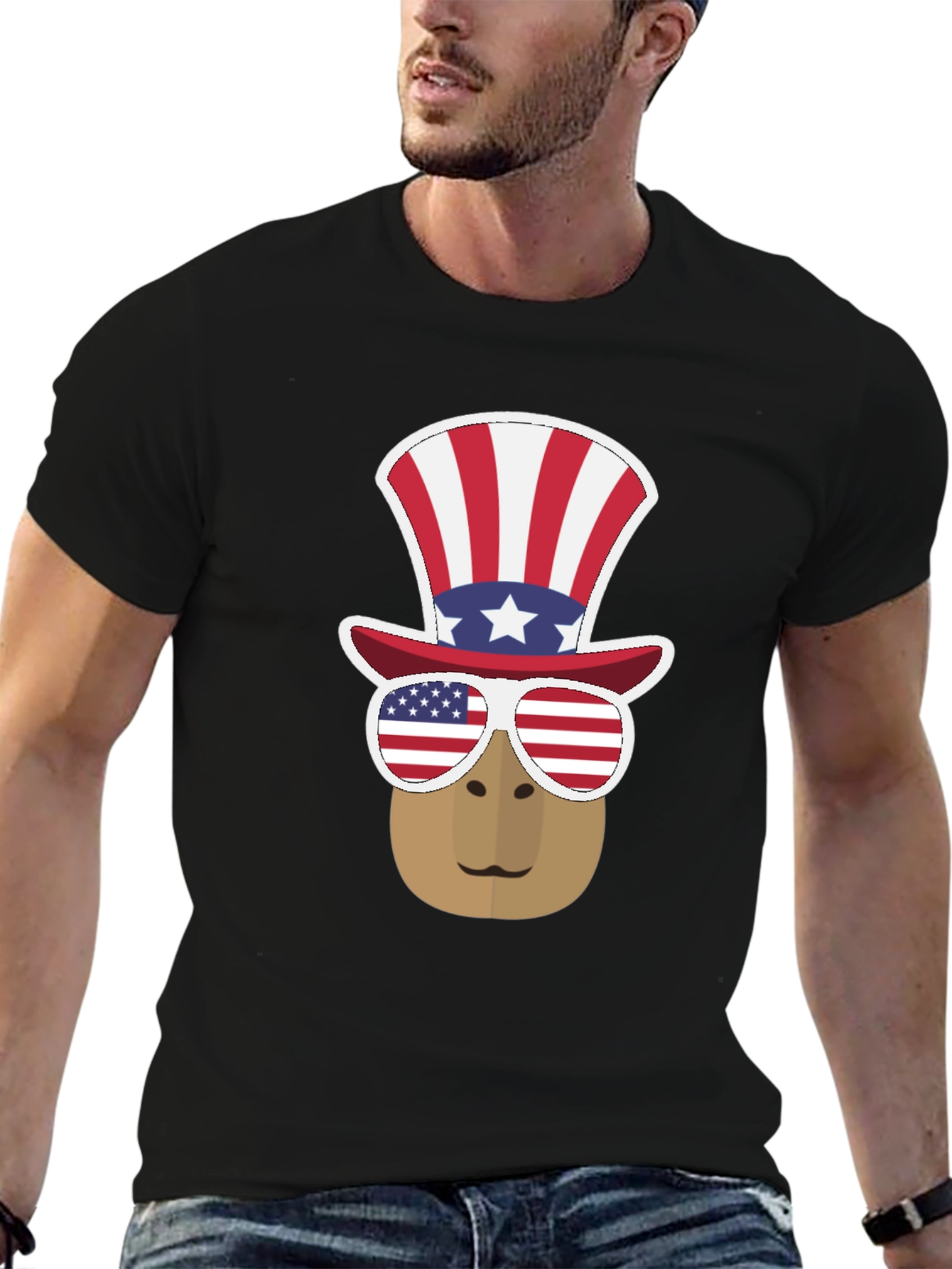 Patriotic Bear T-Shirt - USA Pride