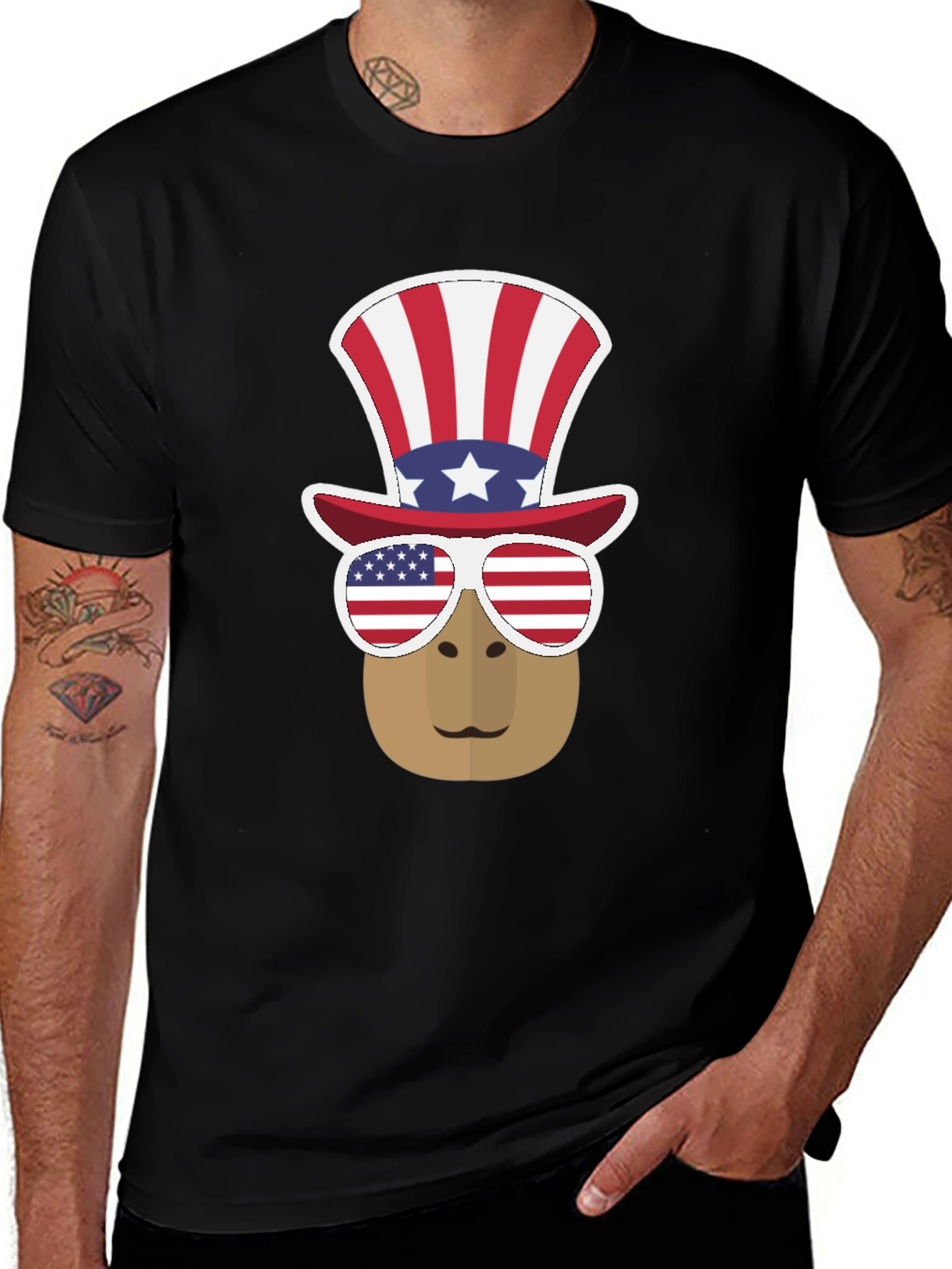 Patriotic Bear T-Shirt - USA Pride
