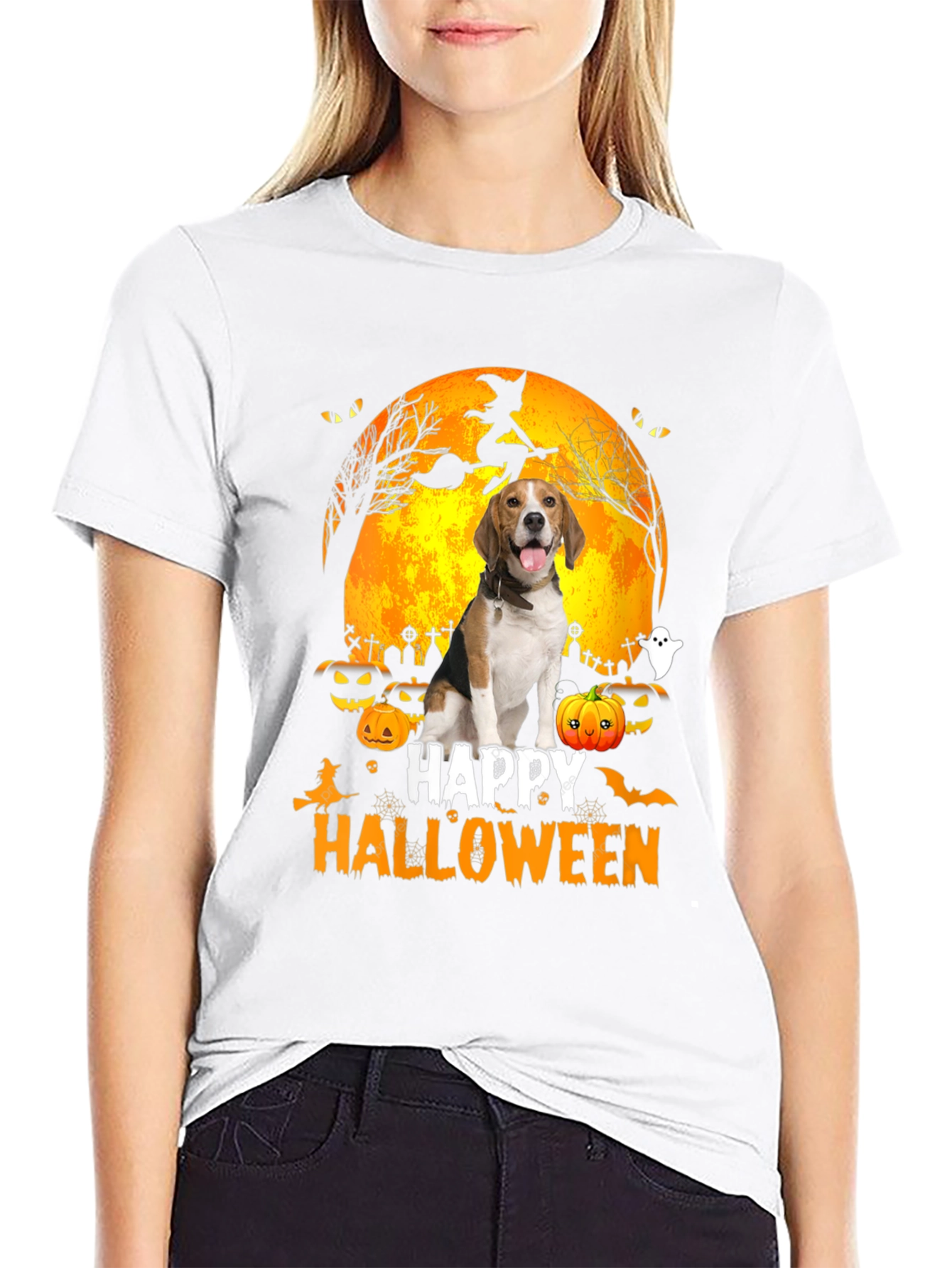 Halloween Beagle Dog T-Shirt - Spooky Season Tee