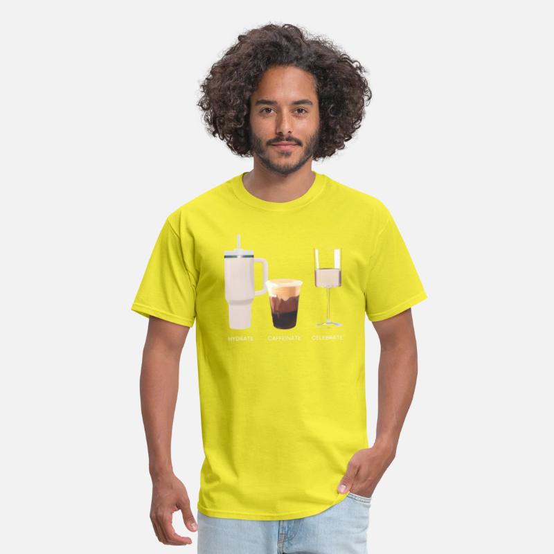 Hydrate Caffeinate Celebrate Water Coffee Rose