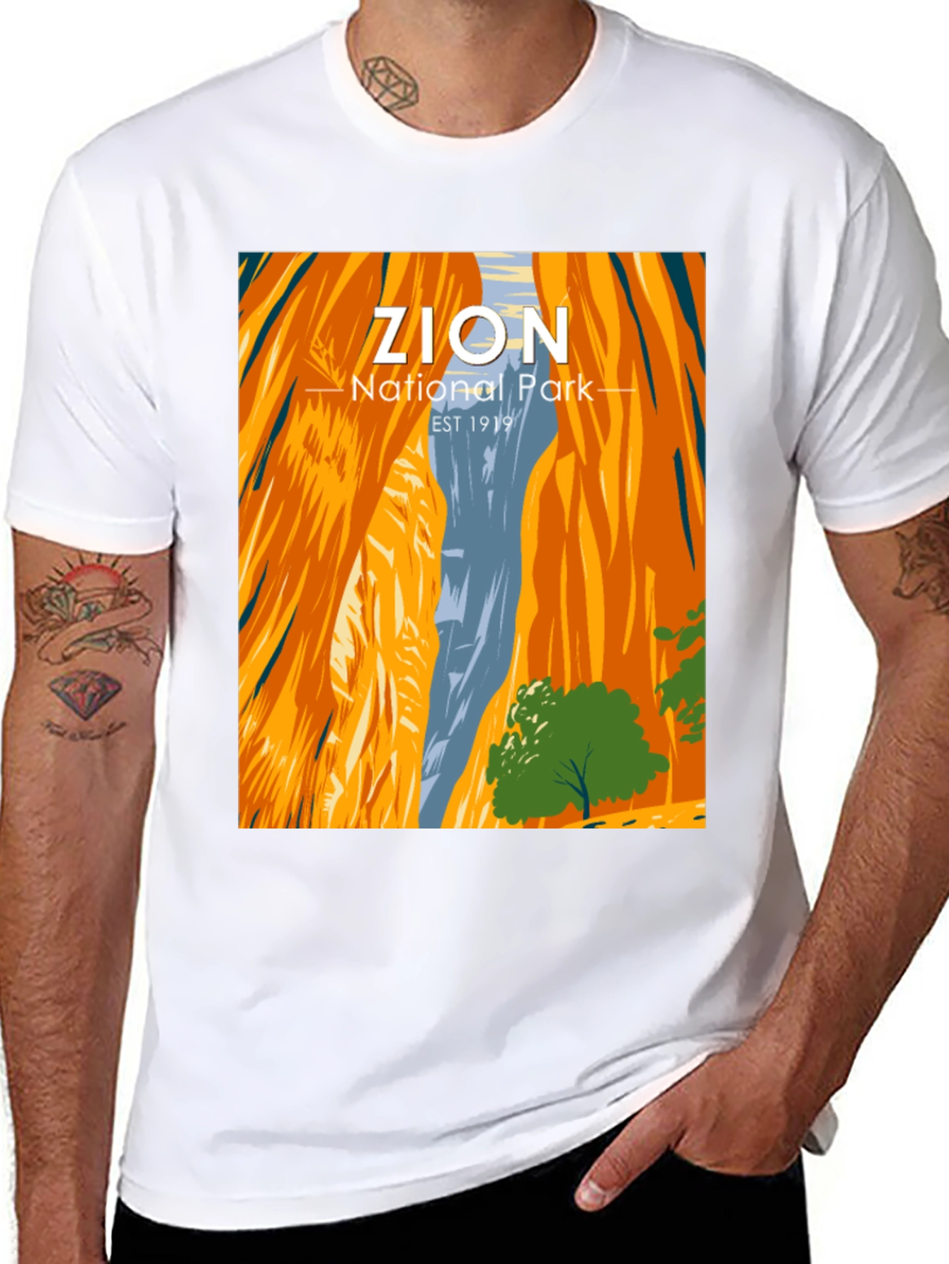 Zion National Park Graphic Tee