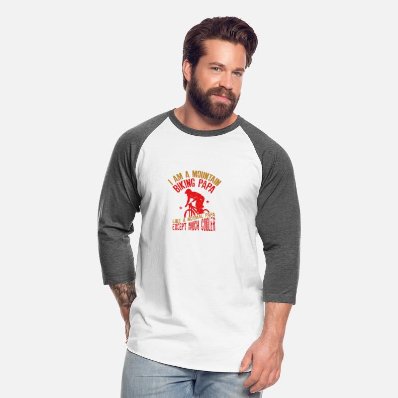 I Am A Mountain Biking Papa Funny Gift for
