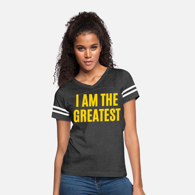 I AM THE GREATEST (in gold letters)