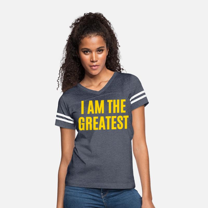 I AM THE GREATEST (in gold letters)