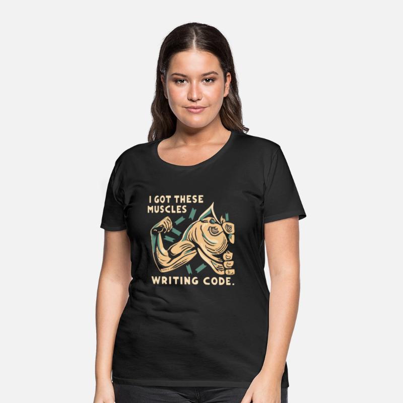 I Got These Muscles Writing Code gift for men wome