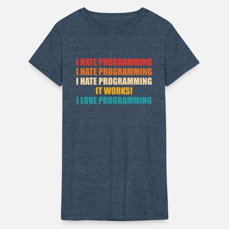 I Hate Programming Funny Retro Vintage