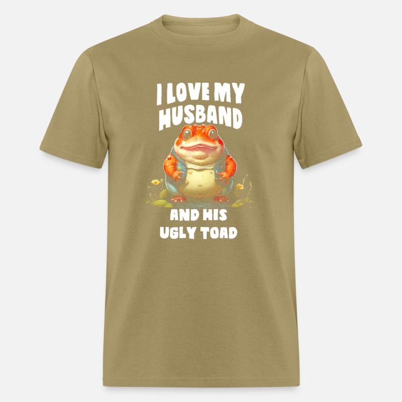 I love my husband and her ugly toad Herpetologist