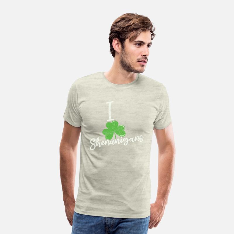 I Love Shenanigans Clover Shamrock Saint Patricks