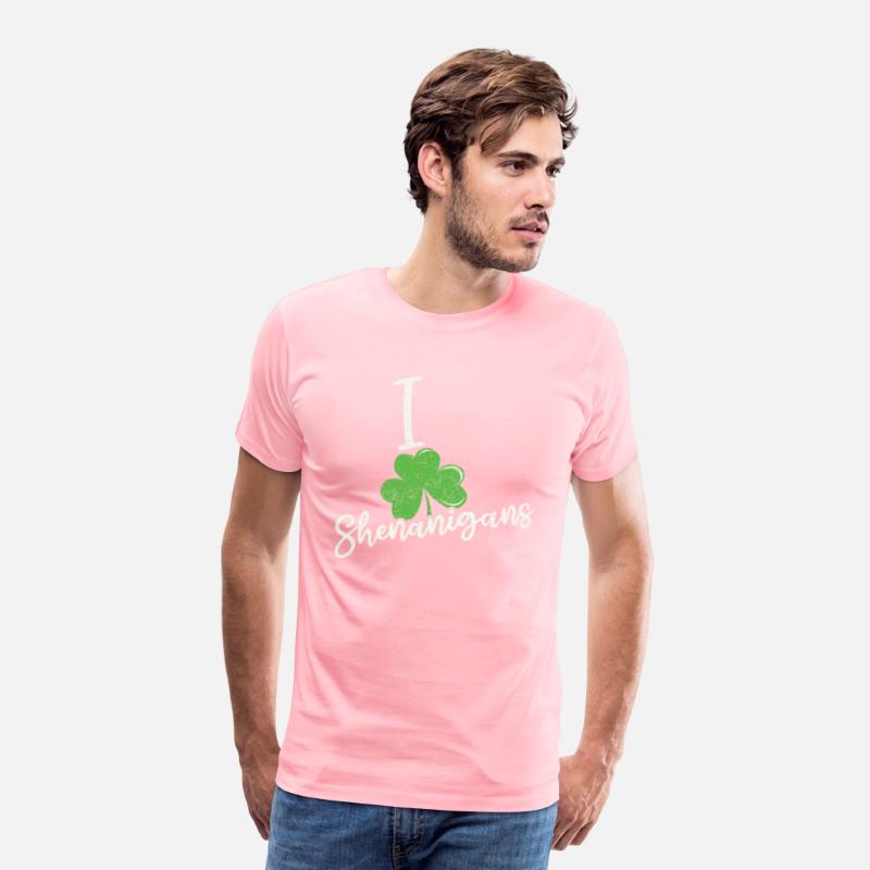 I Love Shenanigans Clover Shamrock Saint Patricks