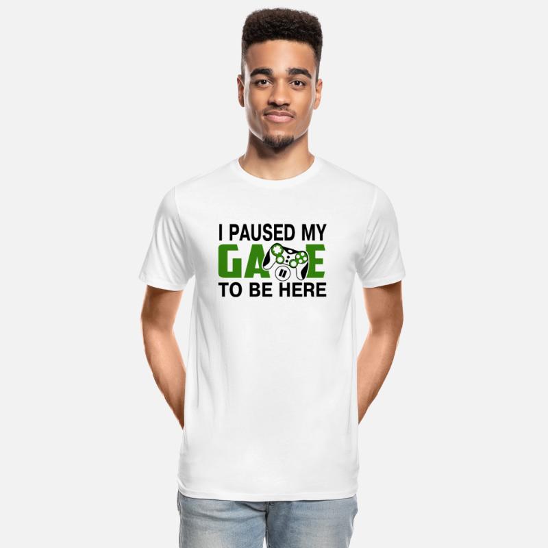 I paused my game to be hear