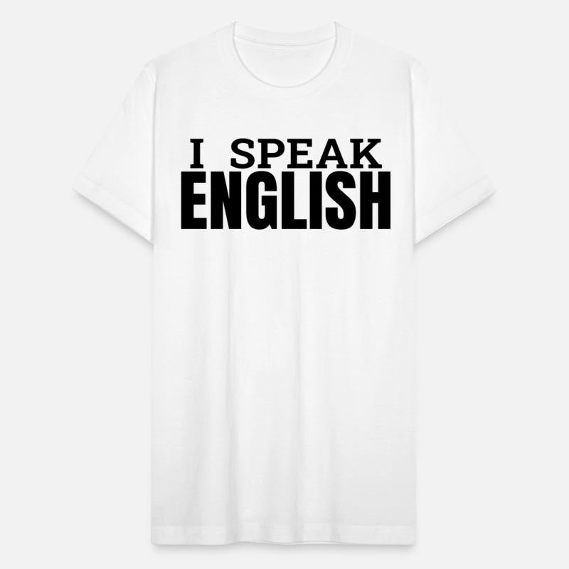 i speak ENGLISH