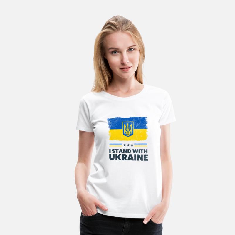 I Stand With Ukraine Flag Ukrainian Flag Ukraine